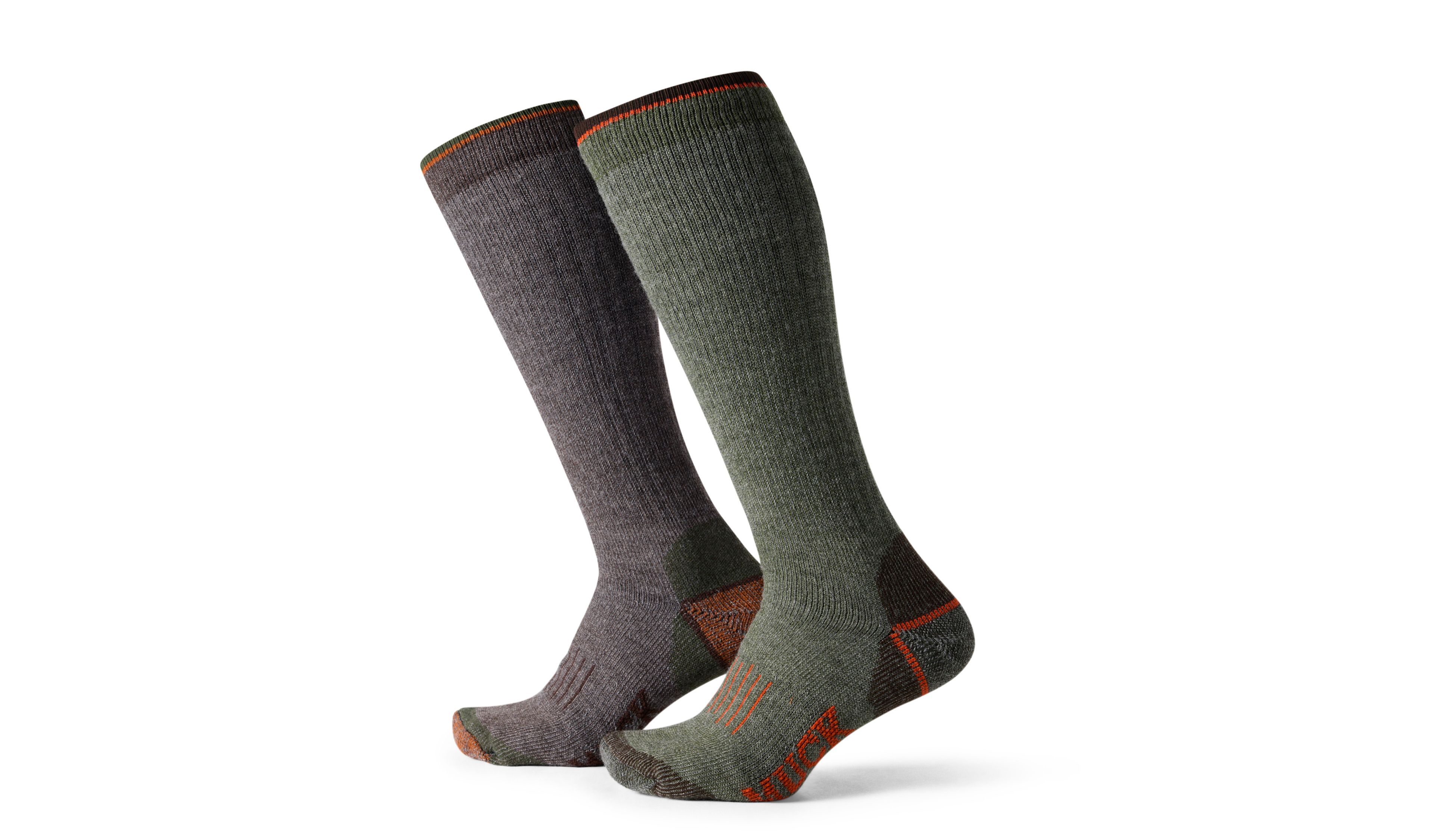 Muck Heavyweight Merino Wool Blend Socks, Boot Height 2-Pack
