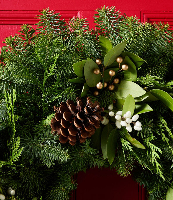 Winter White Wreath 24", One Color, large image number 2