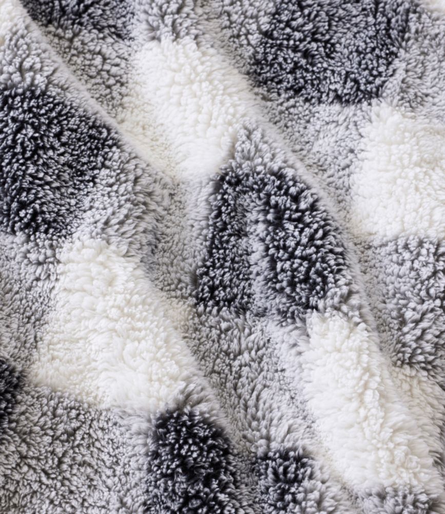 Cozy Plush Throw Plaid, Grey, small image number 2