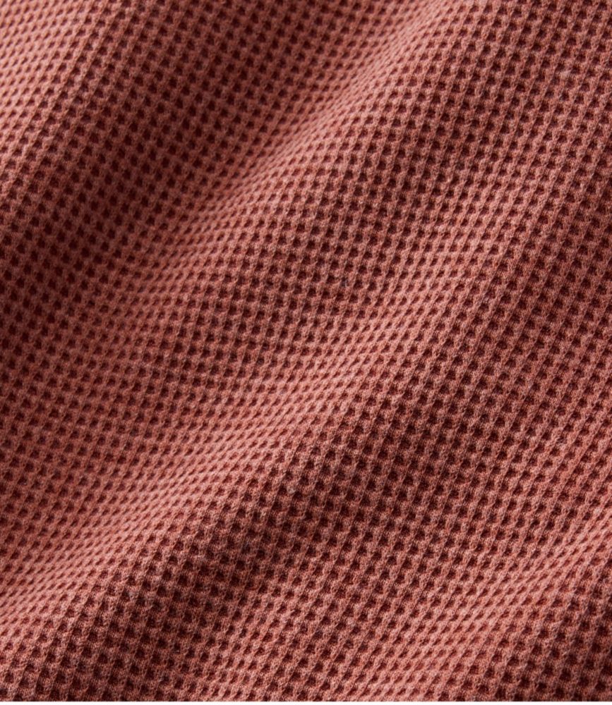 Men's Mountainside Micro Waffle Polo, Long-Sleeve, Seaboard Blue, small image number 6