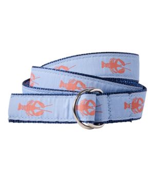 Adults' D-Ring Maine Isle Motif Belt, New