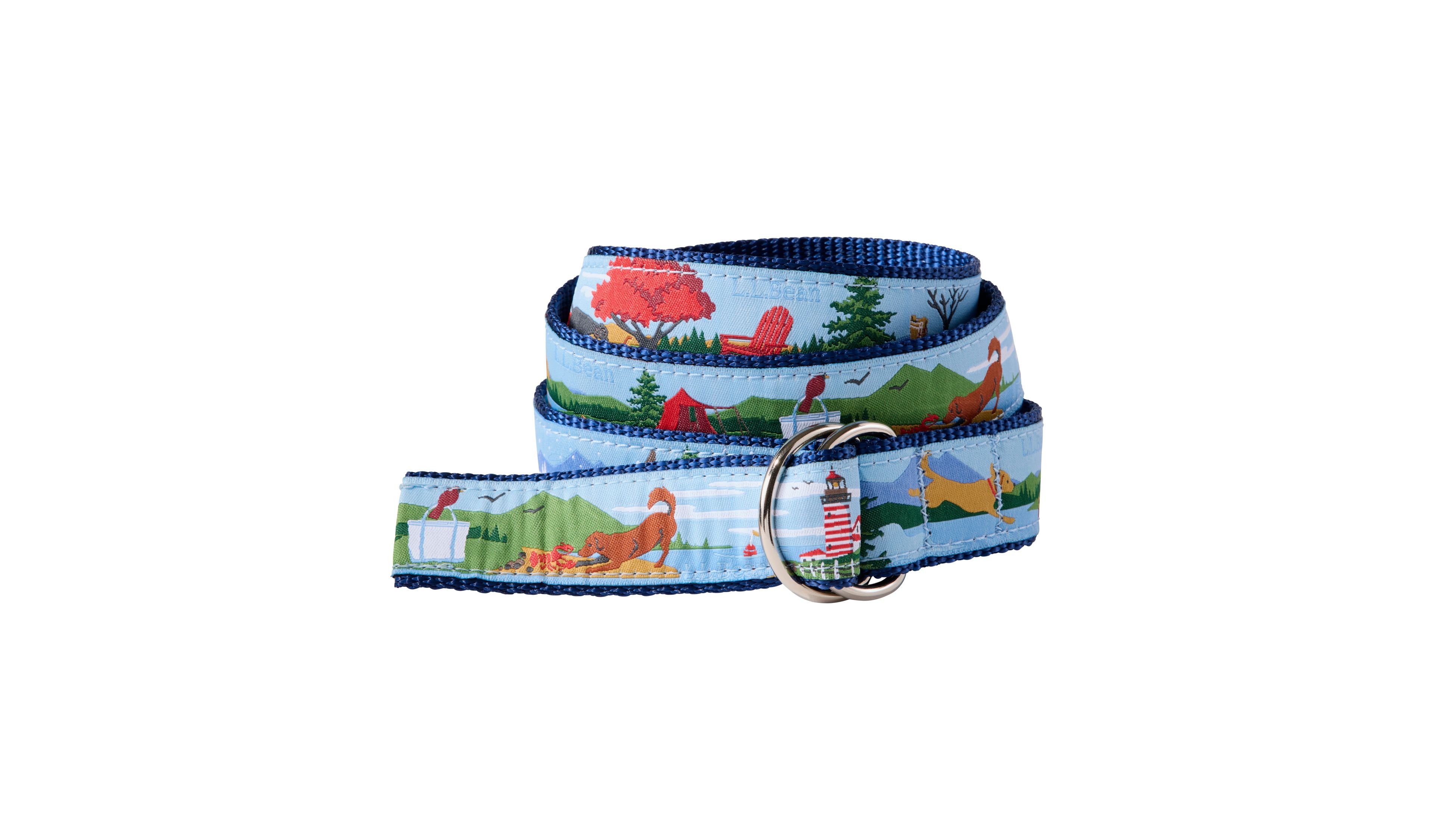 Adults' D-Ring Maine Isle Motif Belt