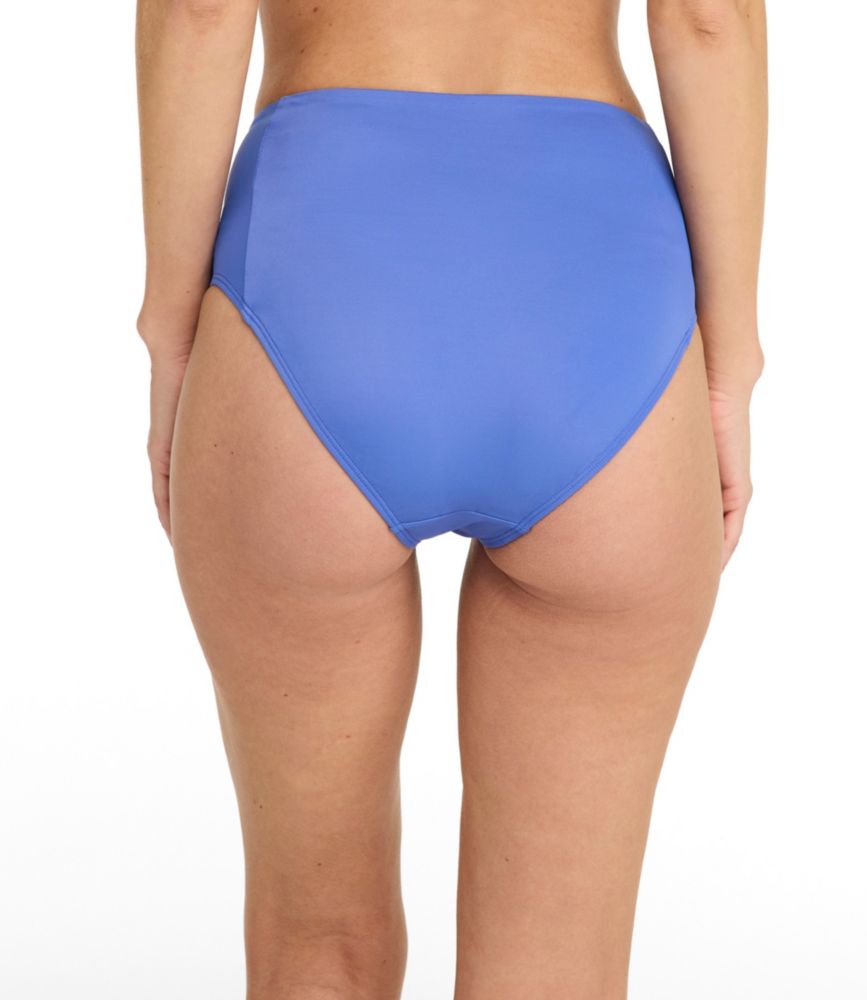 L.L.Bean Coastal Essential Swimwear, High-Rise Brief, Black, small image number 3