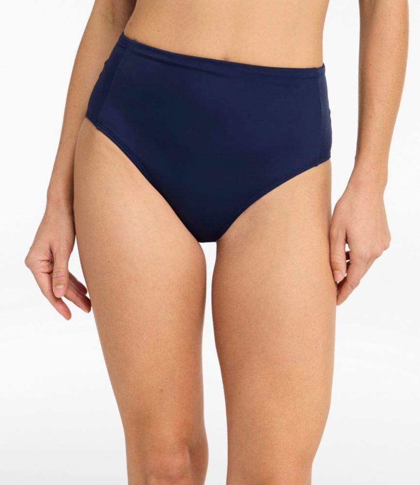 L.L.Bean Coastal Essential Swimwear, High-Rise Brief