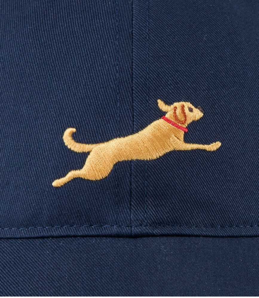 Adults' L.L.Bean Motif Baseball Cap, Classic Navy Lab, small image number 6