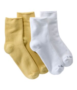 Adults' Cozy Rangeley Micro Crew Socks, 2-Pack, New