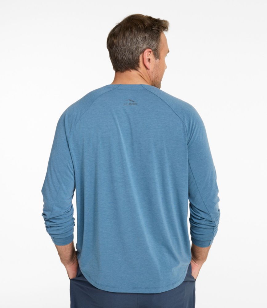 Men's SunSmart Comfort Crew, Long Sleeve, Faded Orange, small image number 5