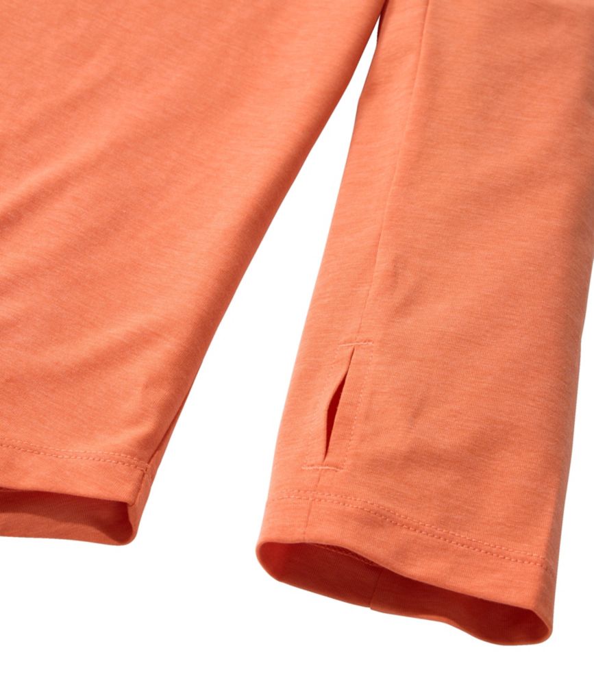 Men's SunSmart Comfort Crew, Long Sleeve, Faded Orange, small image number 6