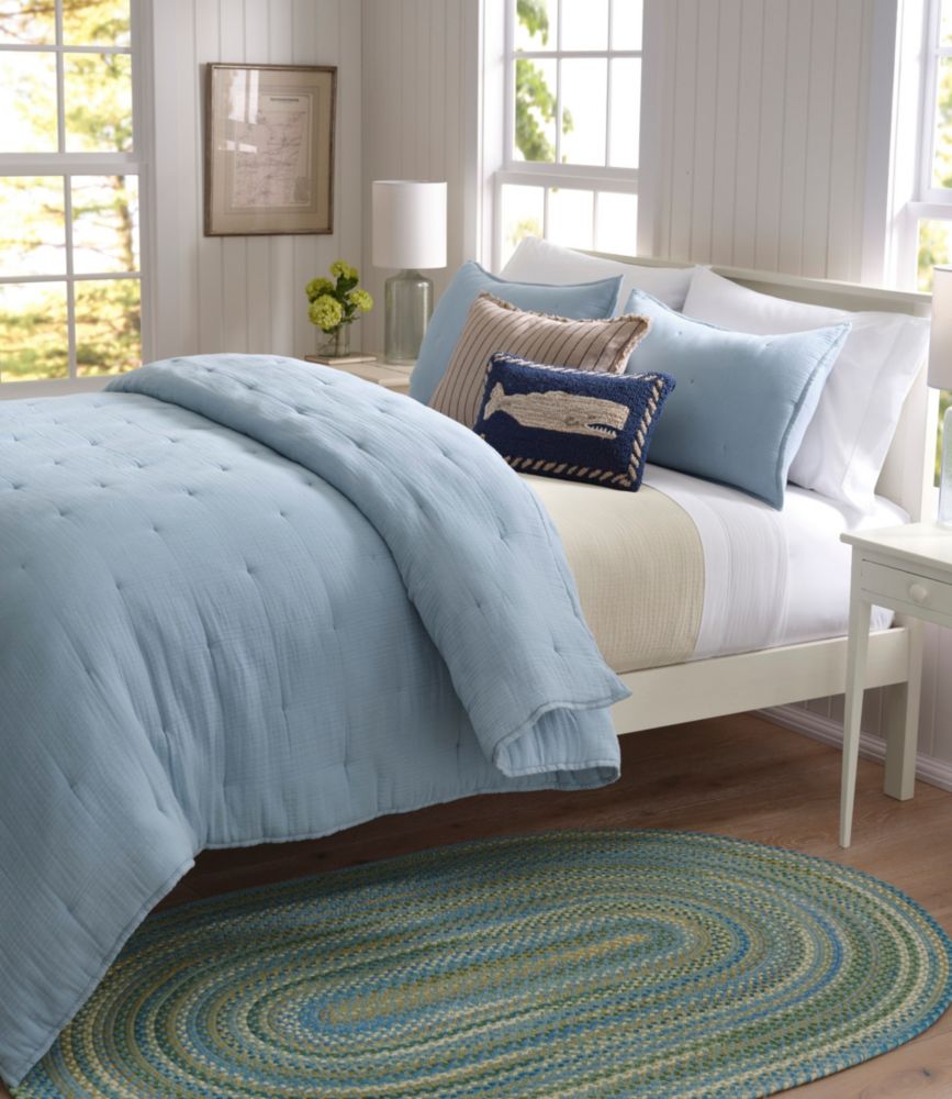 Cloud Gauze Comforter Collection, Faded Sage, small image number 8