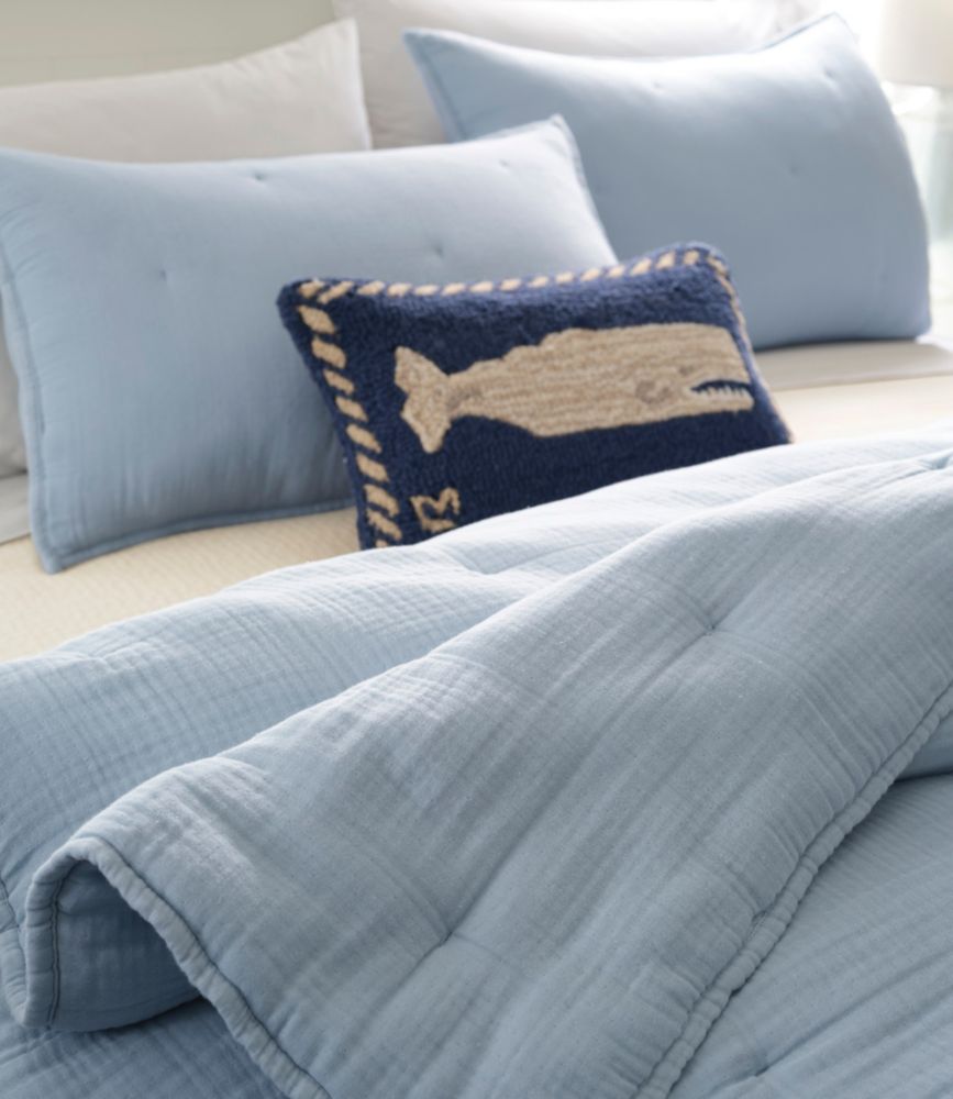 Cloud Gauze Comforter Collection, Faded Sage, small image number 9