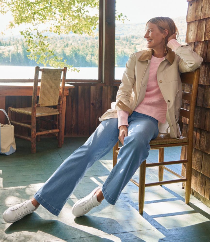 Women's Lightweight Field Coat, Pale Khaki, small image number 9