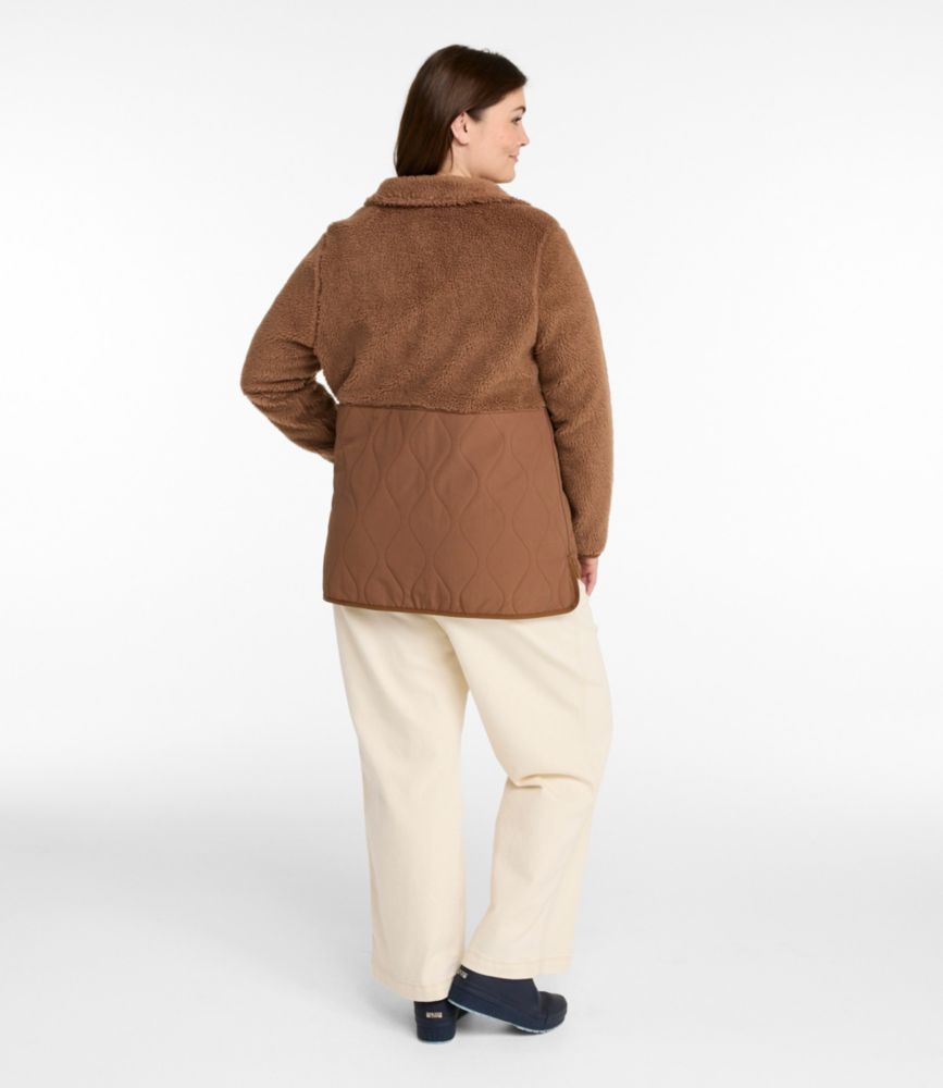 Women's Bean's Mixed Media Sherpa Fleece Jacket