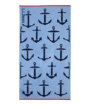 Seaside Beach Towel, Anchors