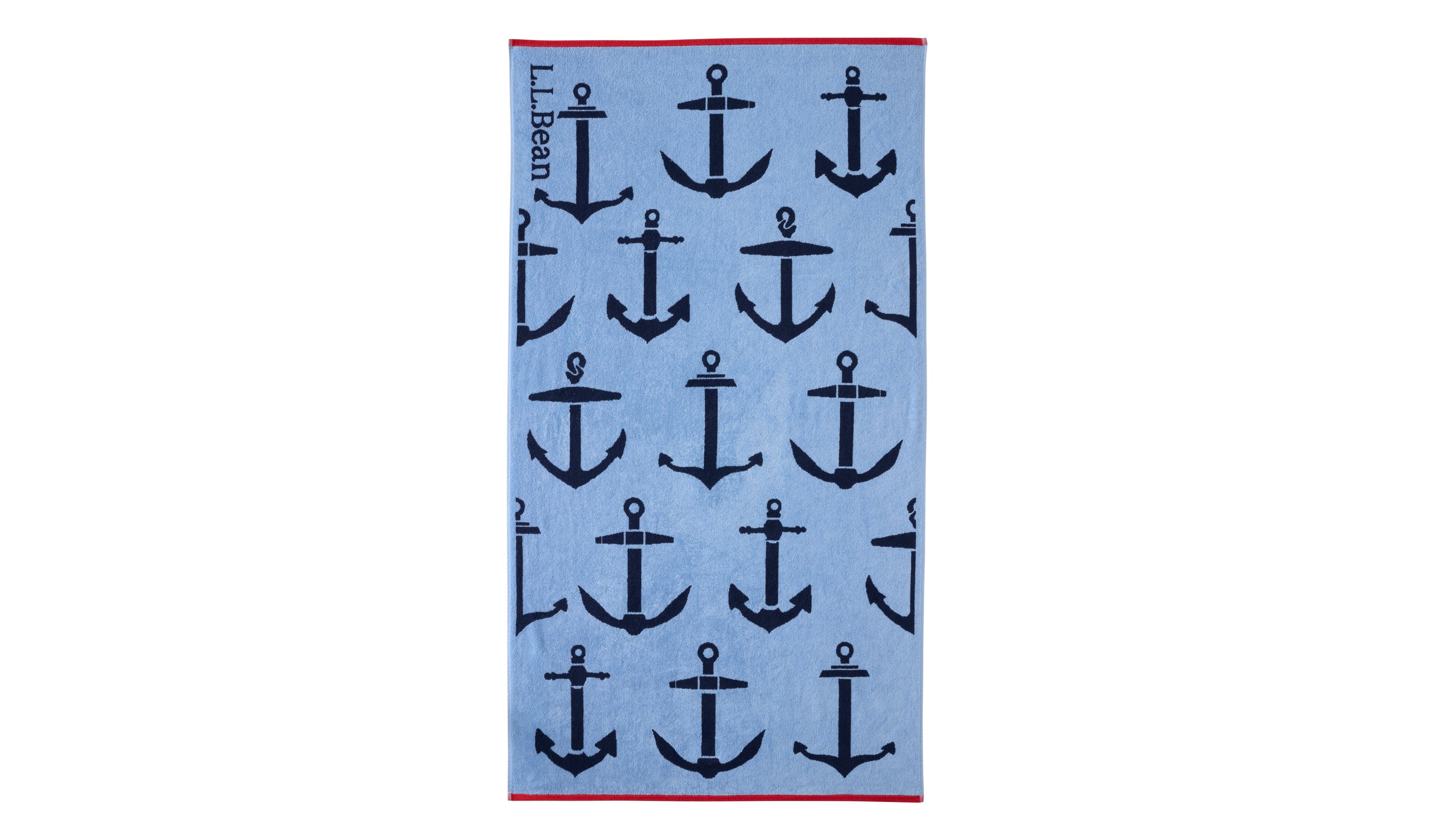 Seaside Beach Towel, Anchors