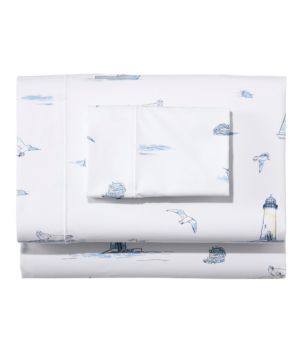 Nautical Boats Percale Sheet Collection