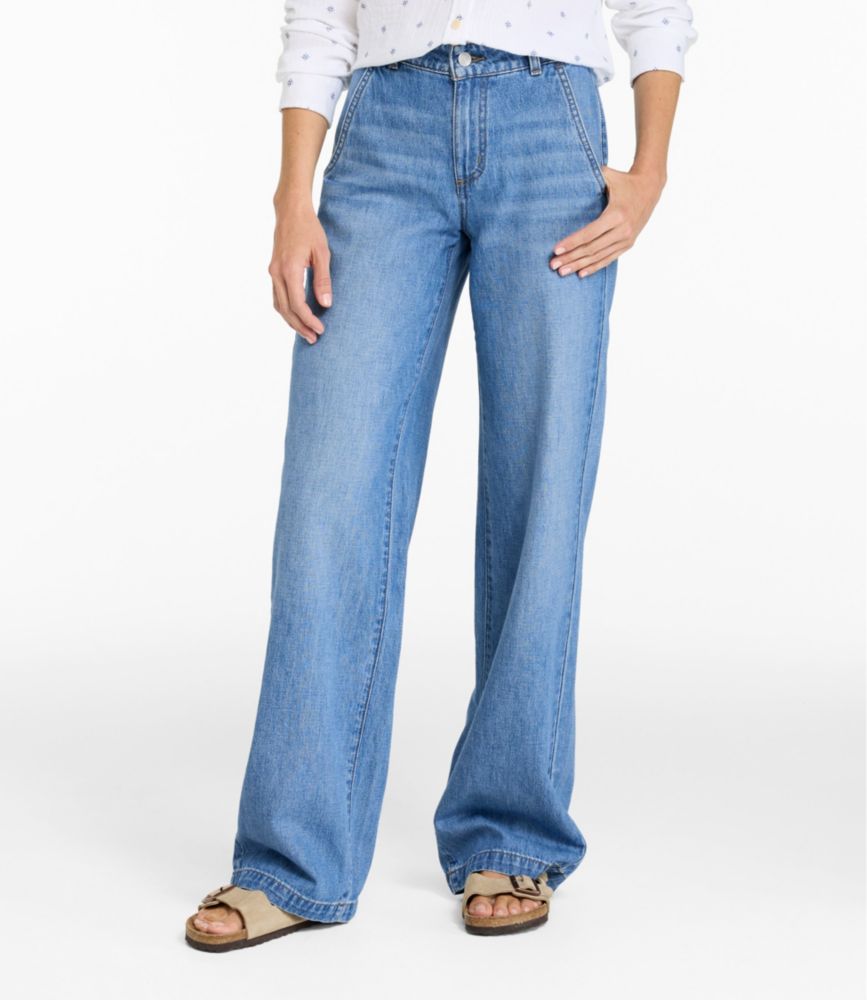 Women's 207 Vintage Lightweight Jeans, High-Rise Wide-Leg