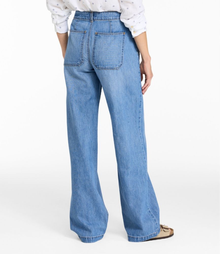 Women's 207 Vintage Lightweight Jeans, High-Rise Wide-Leg, Vintage Indigo Wash, small image number 3