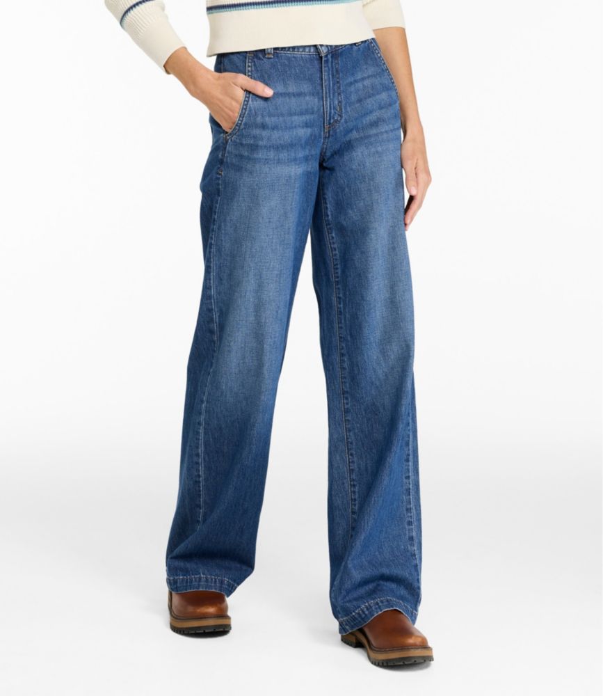 Women's 207 Vintage Lightweight Jeans, High-Rise Wide-Leg