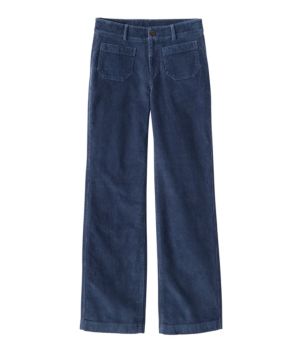 Women's 207 Vintage Corduroy Patch Pocket Pants, Mid-Rise Wide Straight-Leg, New