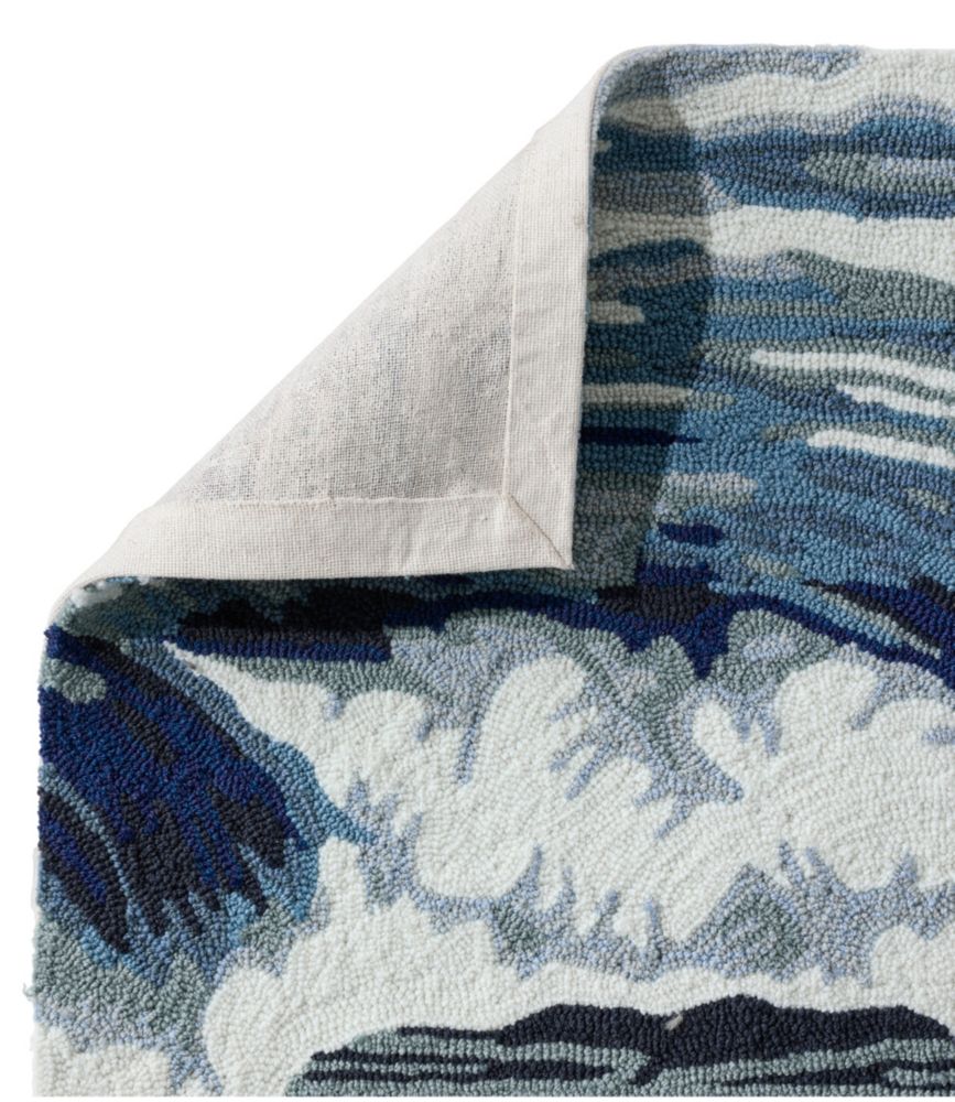 Indoor/Outdoor Vacationland Rug, Ocean Waves