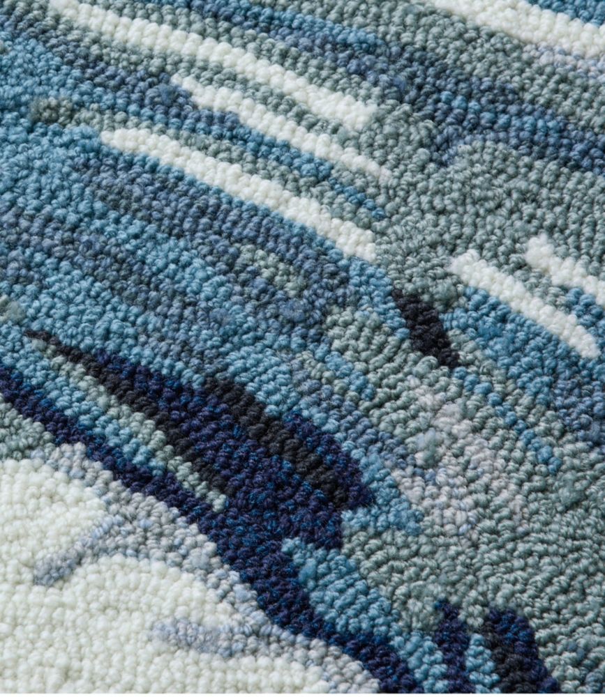 Indoor/Outdoor Vacationland Rug, Ocean Waves