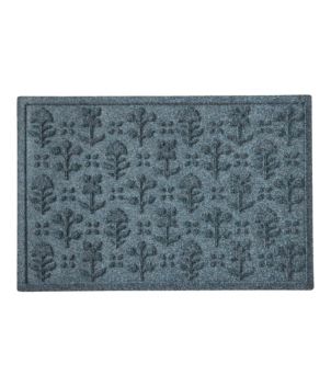 Everyspace Recycled Waterhog Doormat, Botanical Floral, New