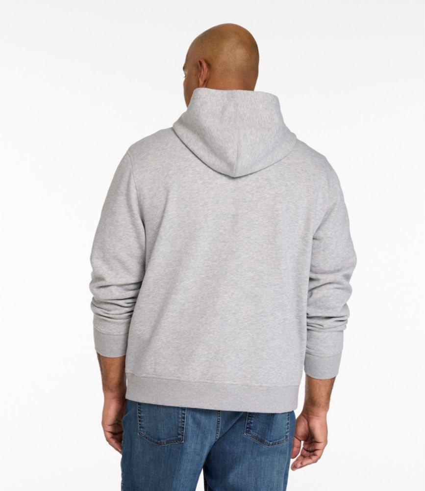 Men's Essential Graphic Sweatshirts, Hoodie, Classic Navy L.L.Bean, small image number 5