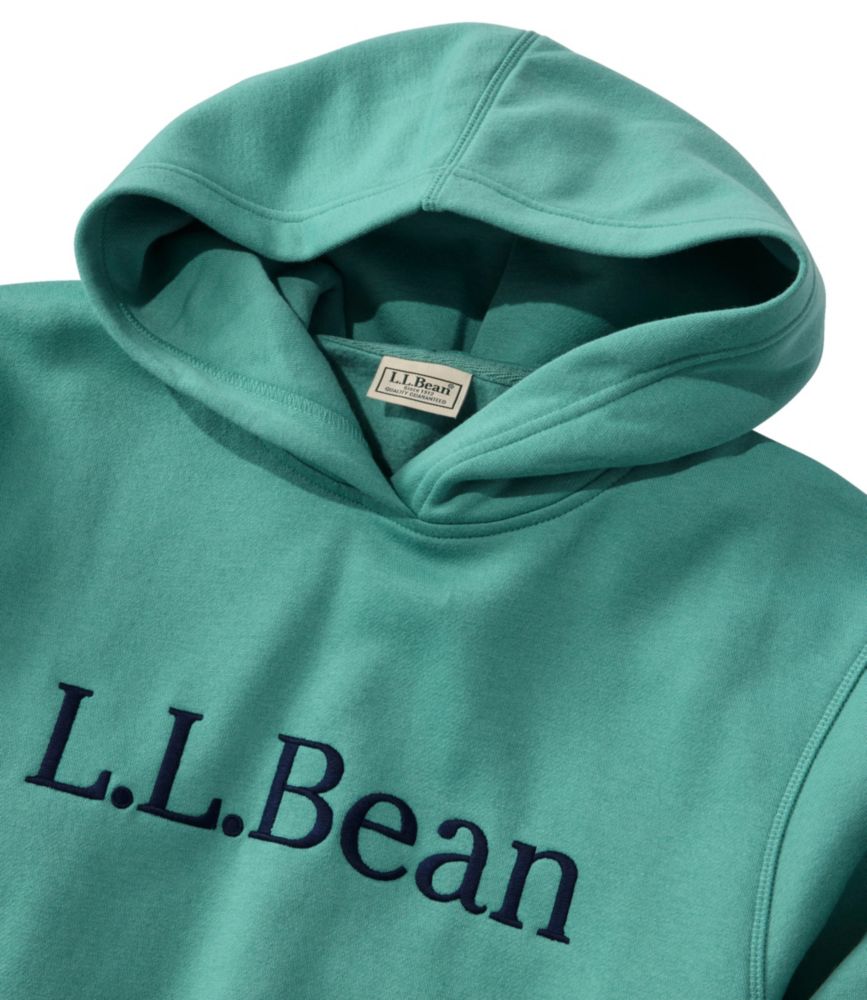 Men's Essential Graphic Sweatshirts, Hoodie, Classic Navy L.L.Bean, small image number 6