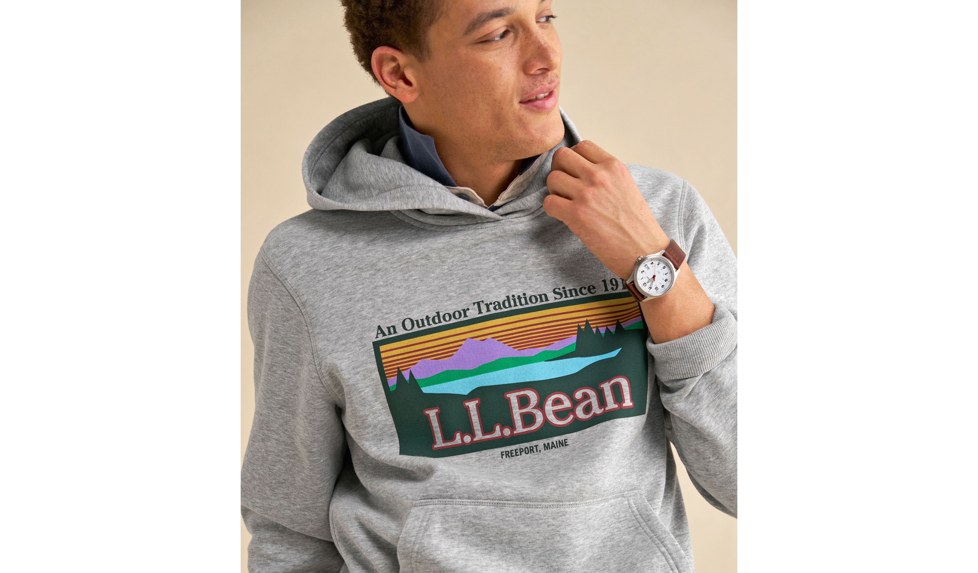 Men's Essential Graphic Sweatshirts, Hoodie