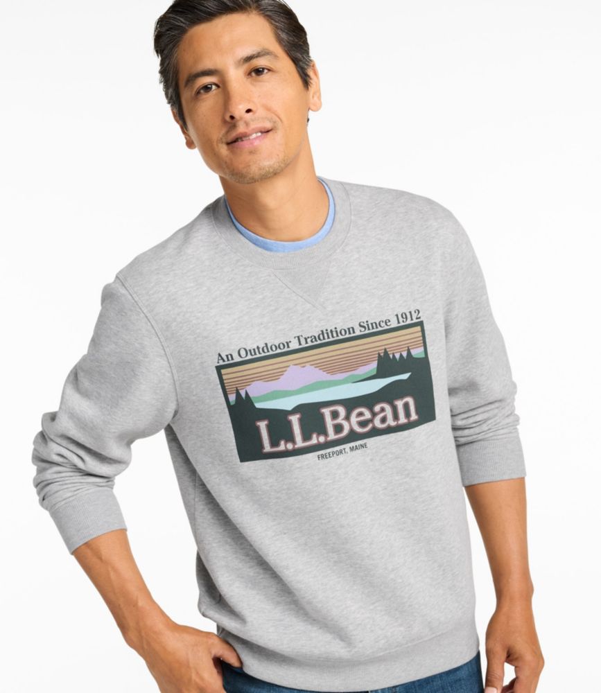 Men's Essential Graphic Sweatshirts, Crewneck