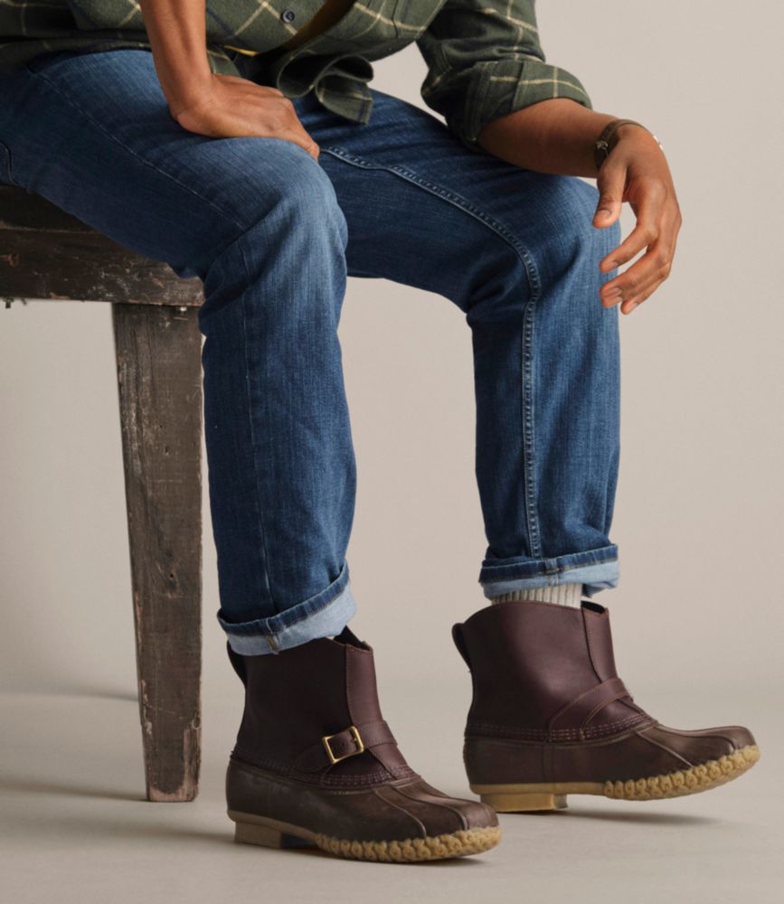 Men's Bean Boots, 9" Unlined Lounger, Brown, small image number 8