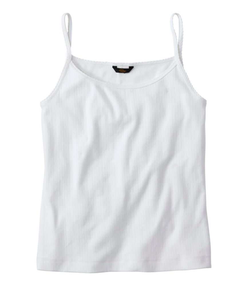 Women's Signature Premium Essential Pointelle Cami, White, small image number 1