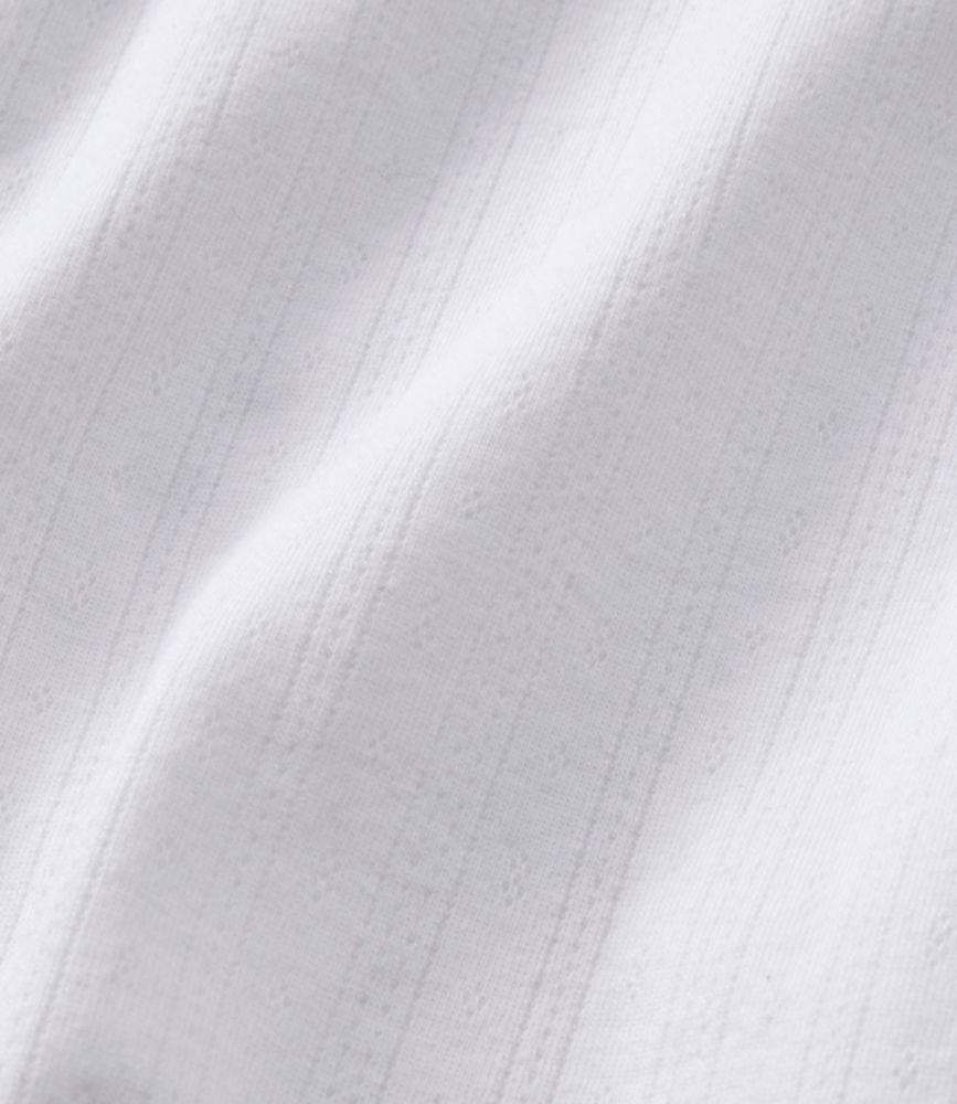 Women's Signature Premium Essential Pointelle Tee, Elbow-Sleeve Scoopneck