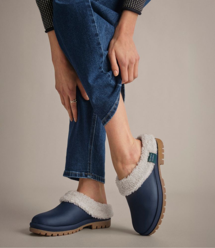 Women's Rugged Winter Wellie&reg; Clogs, Carbon Navy, small image number 7
