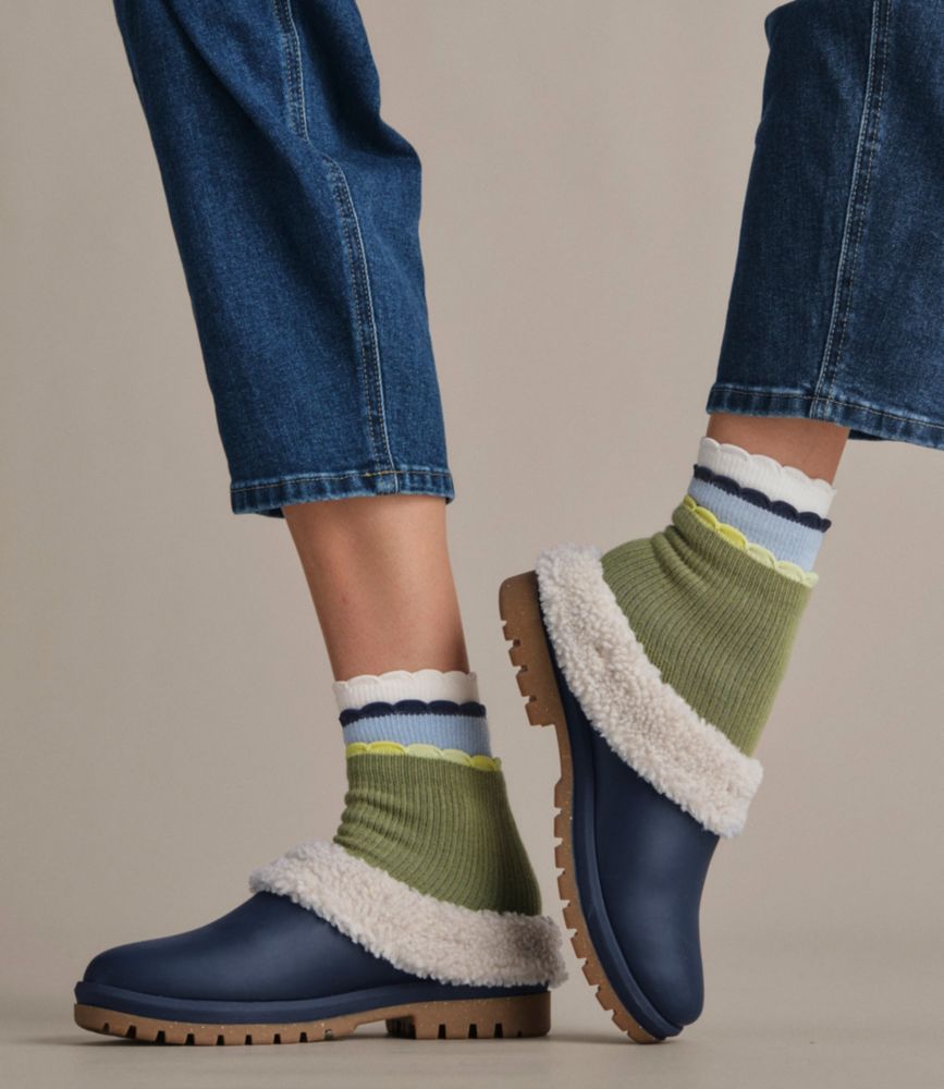Women's Rugged Winter Wellie&reg; Clogs, Carbon Navy, small image number 8
