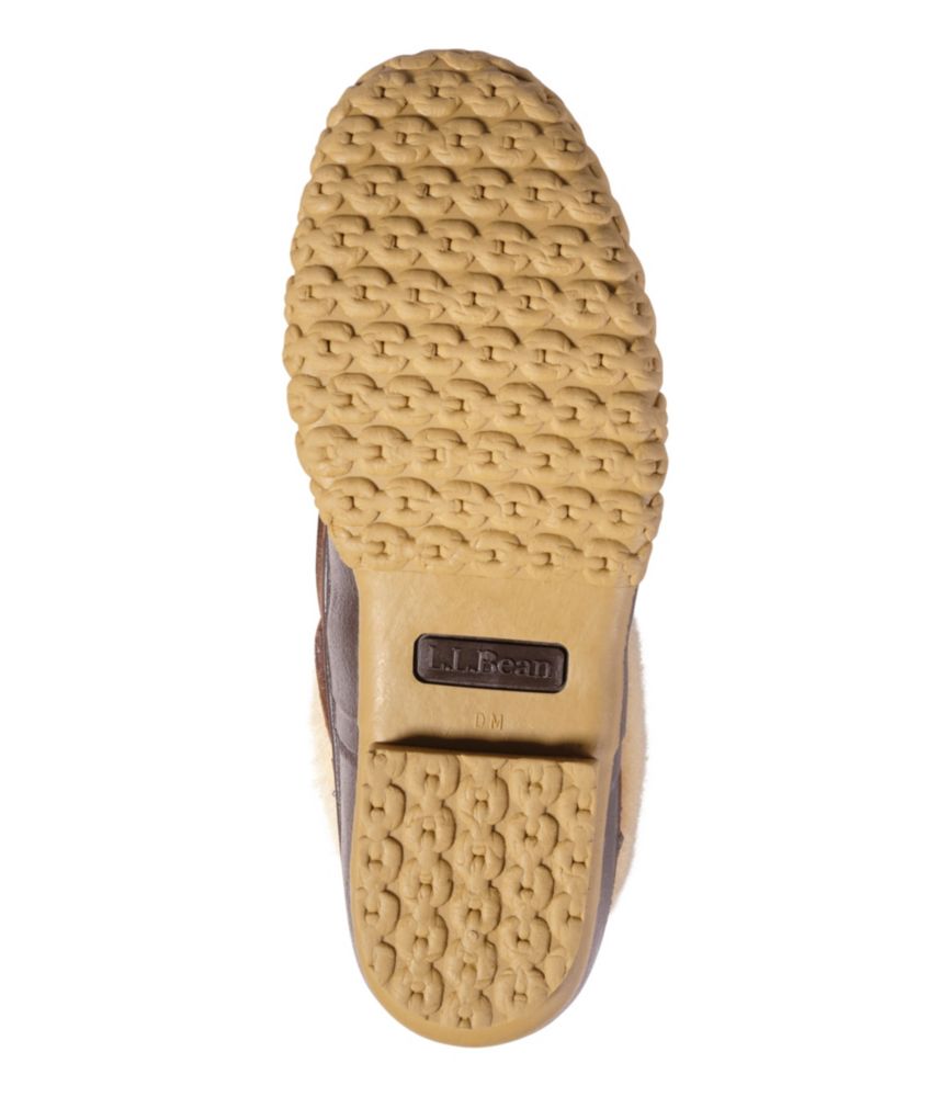 Women's Bean Boots, Shearling-Lined Rubber Mocs, Allspice/Bean Boot Brown/Gum, small image number 5
