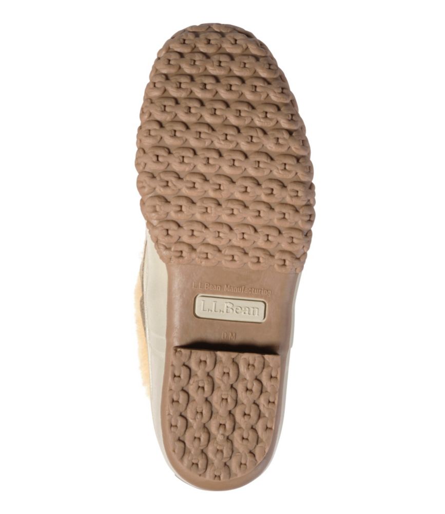 Women's Bean Boots, Shearling-Lined Rubber Mocs