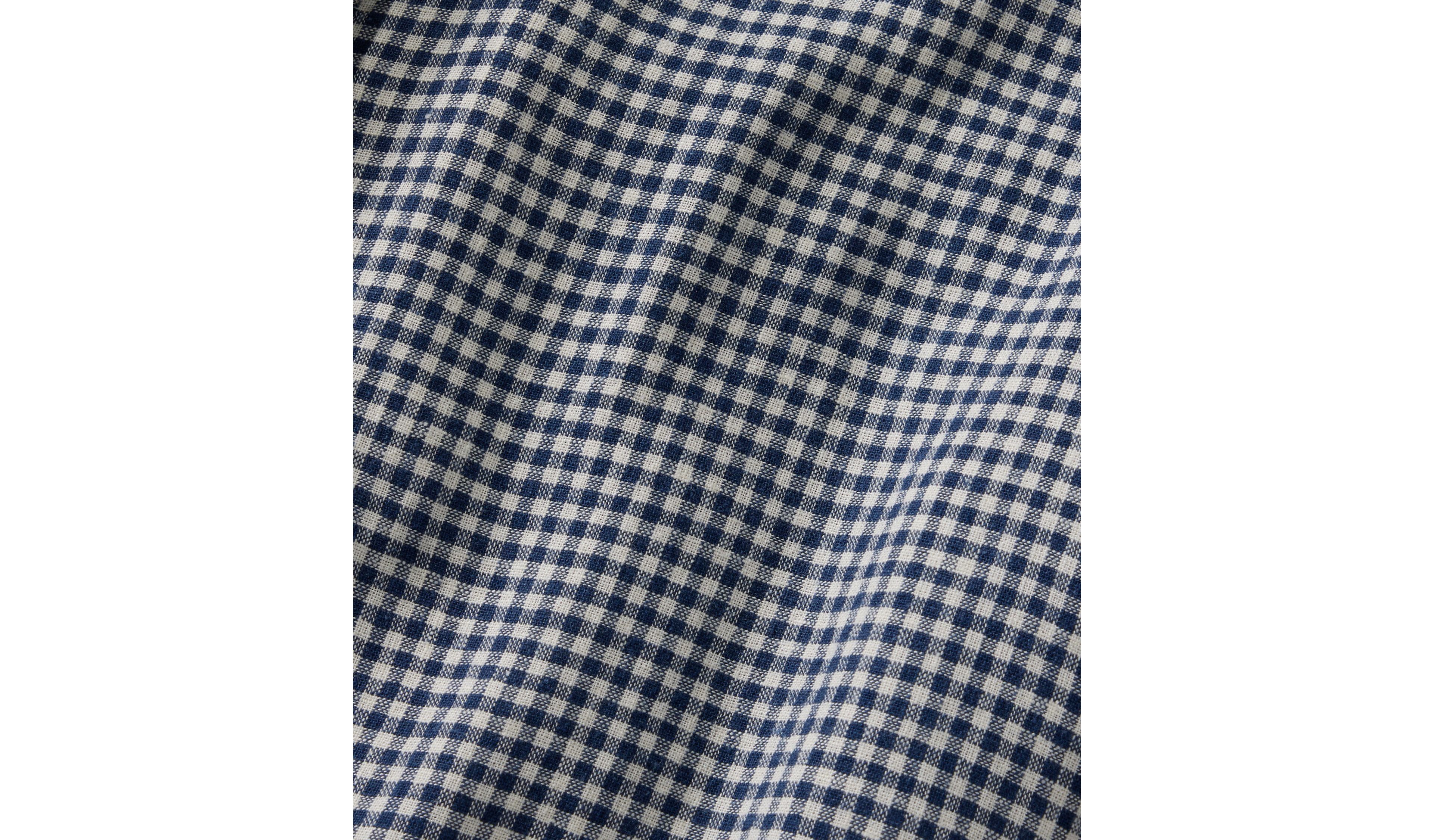 Women's Signature Linen-Blend Button-Front Shirt, Three-Quarter-Length Sleeve