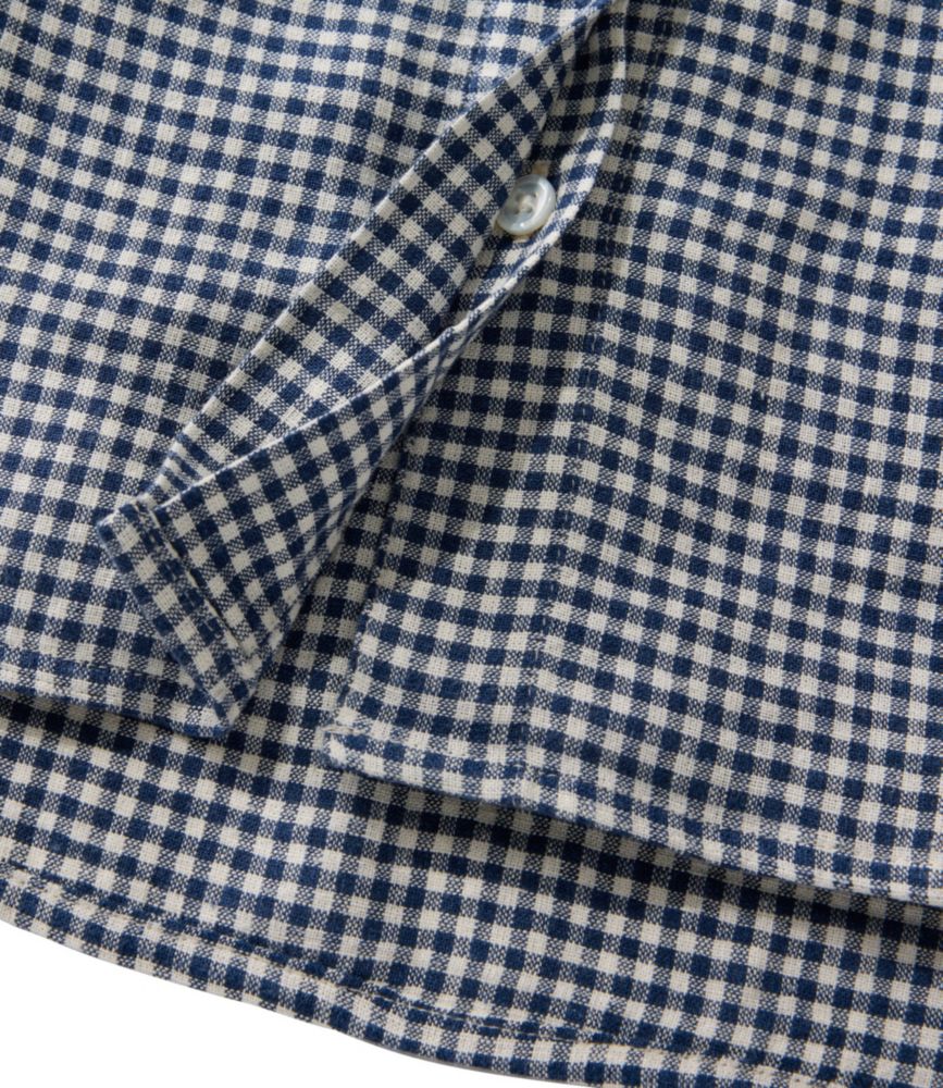 Women's Signature Linen-Blend Button-Front Shirt, Three-Quarter-Length Sleeve