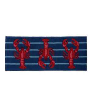 Indoor/Outdoor Vacationland Runner, Lobsters