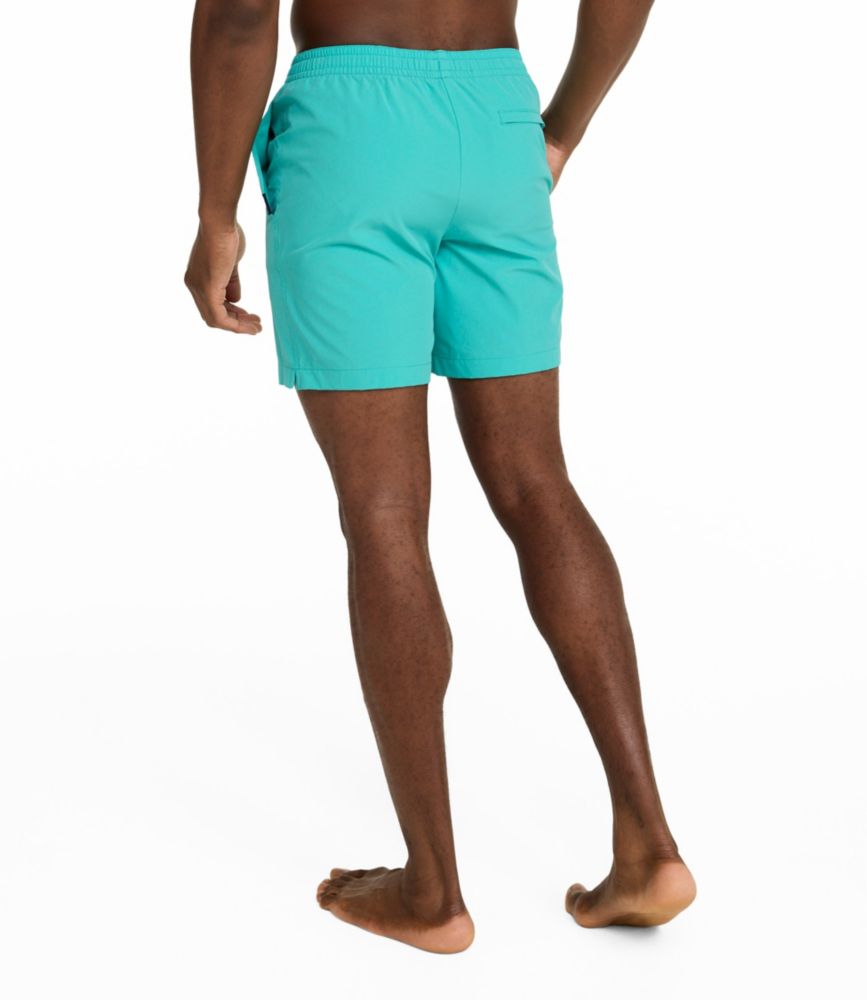 Men's Bold Coast Swim Trunks Solid, 7", Gulf Teal, small image number 3