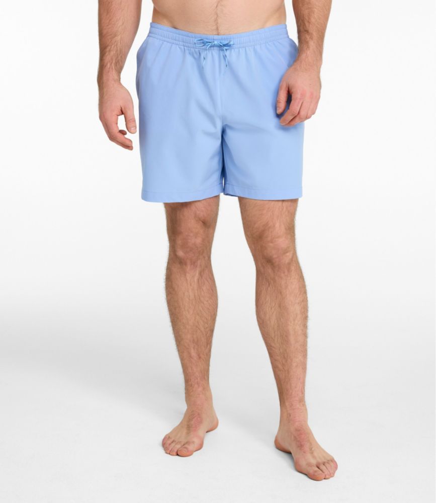 Men's Bold Coast Swim Trunks Solid, 7", Gulf Teal, small image number 4