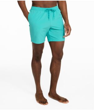 Men's Bold Coast Swim Trunks Solid, 7", New