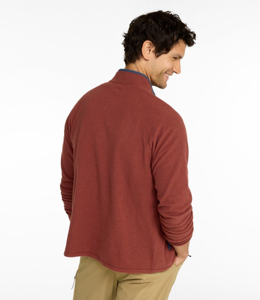 Men's Bean's Access Fleece Jacket, Full-Zip, Carbon Navy, small image number 3