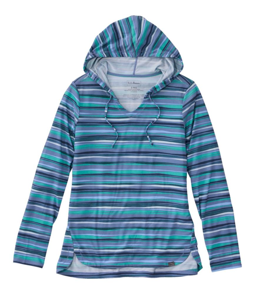 Women's Everyday SunSmart® Hoodie, Long-Sleeve Stripe