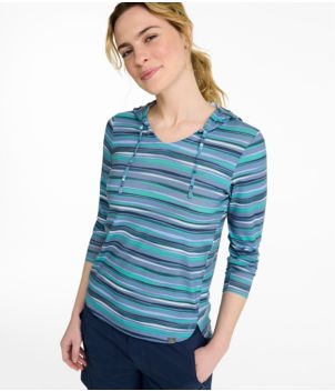 Women's Everyday SunSmart® Hoodie, Long-Sleeve Stripe, New