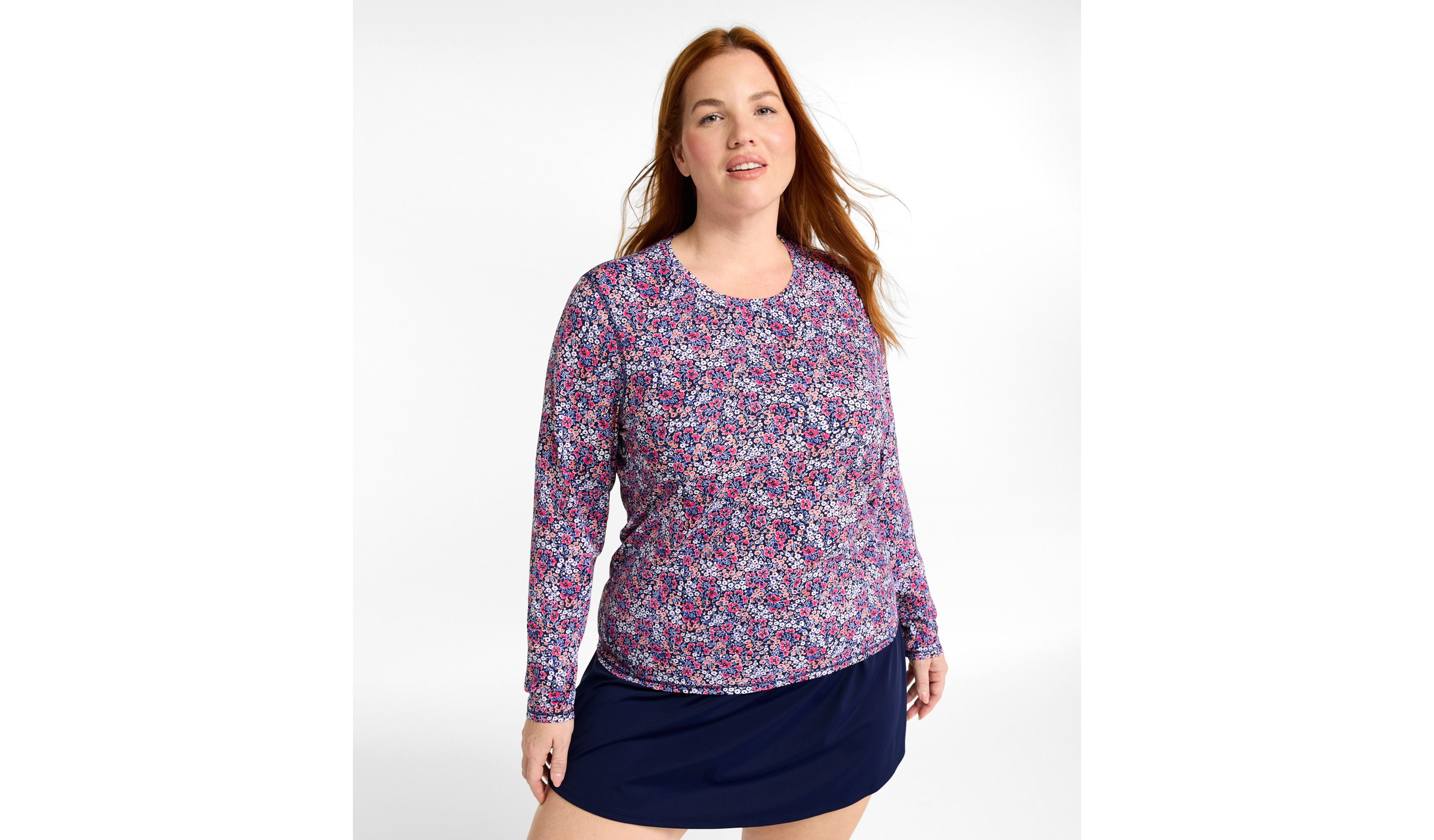 Women's SunSmart UPF 50+ SunShirt, Long-Sleeve Print