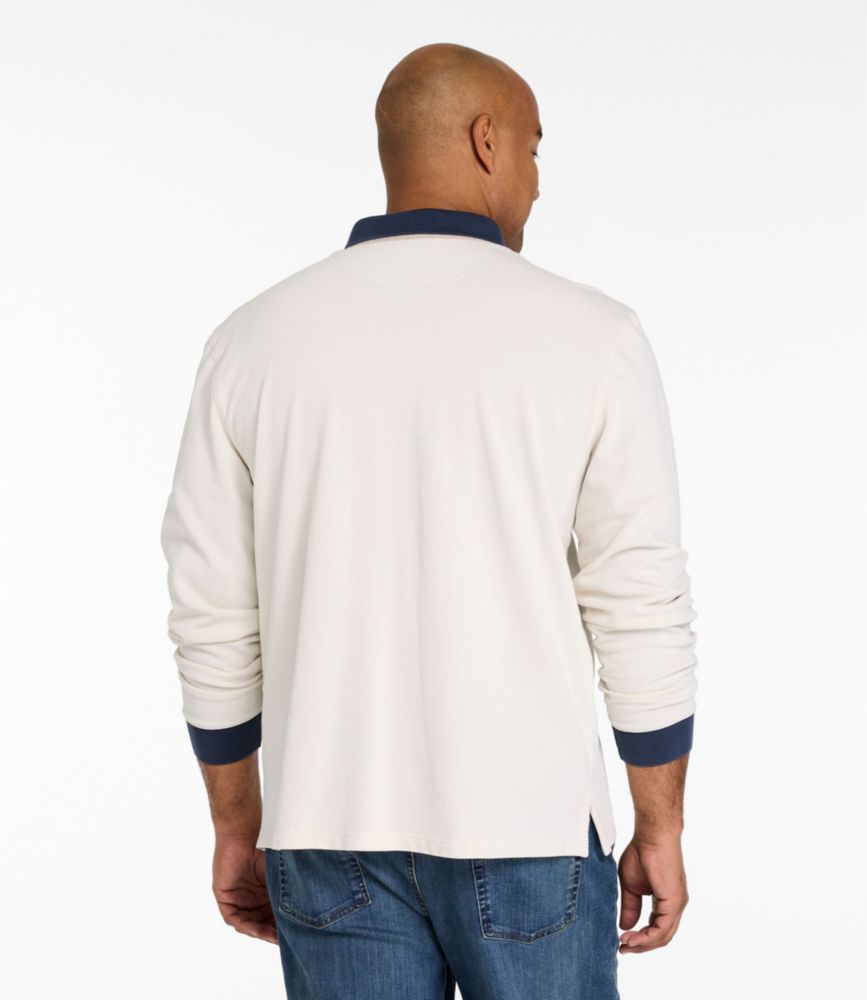 Men's Casco Bay Rugged Polo, Long-Sleeve, Silver Birch, small image number 5