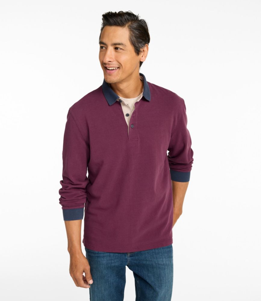 Men's Casco Bay Rugged Polo, Long-Sleeve
