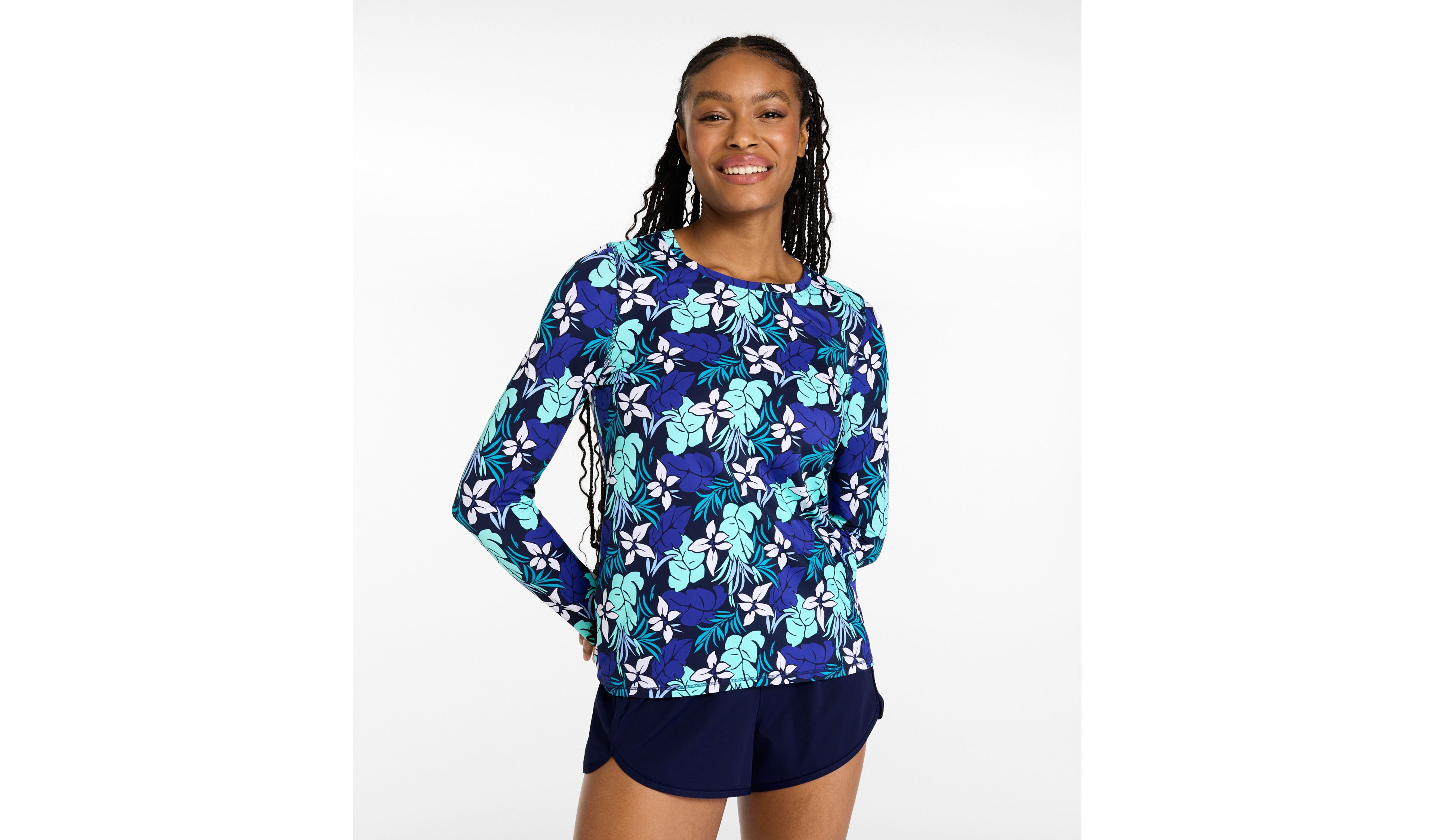 Women's SunSmart UPF 50+ SunShirt, Long-Sleeve Print